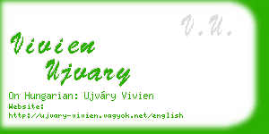 vivien ujvary business card